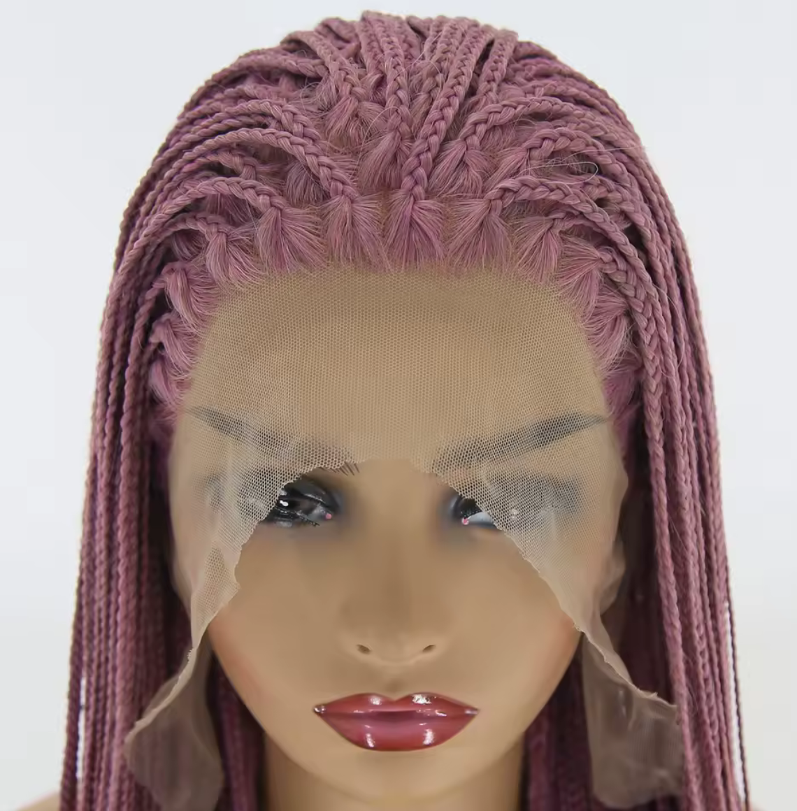 Pink Braided Wig