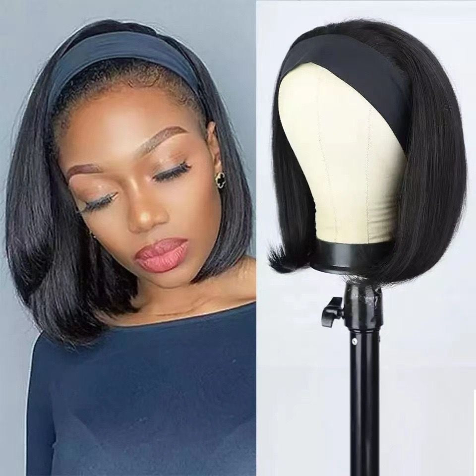 Bob headband wig