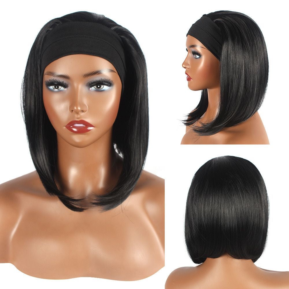Bob headband wig