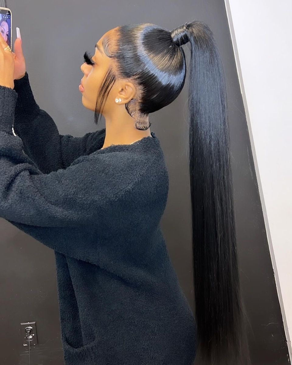 360 Frontal Ponytail HUMAN BLEND
