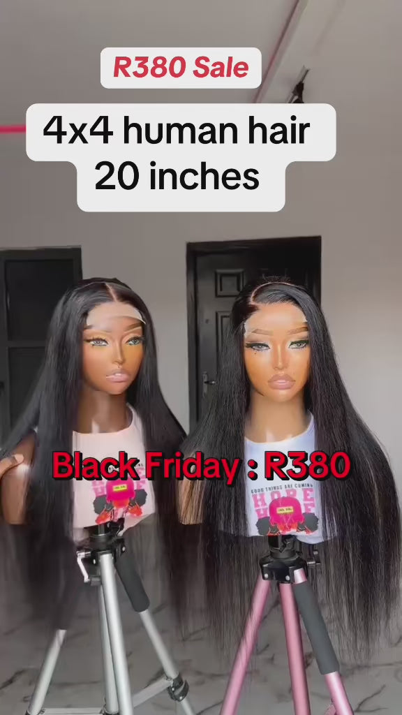 20 inch 4x4 wig