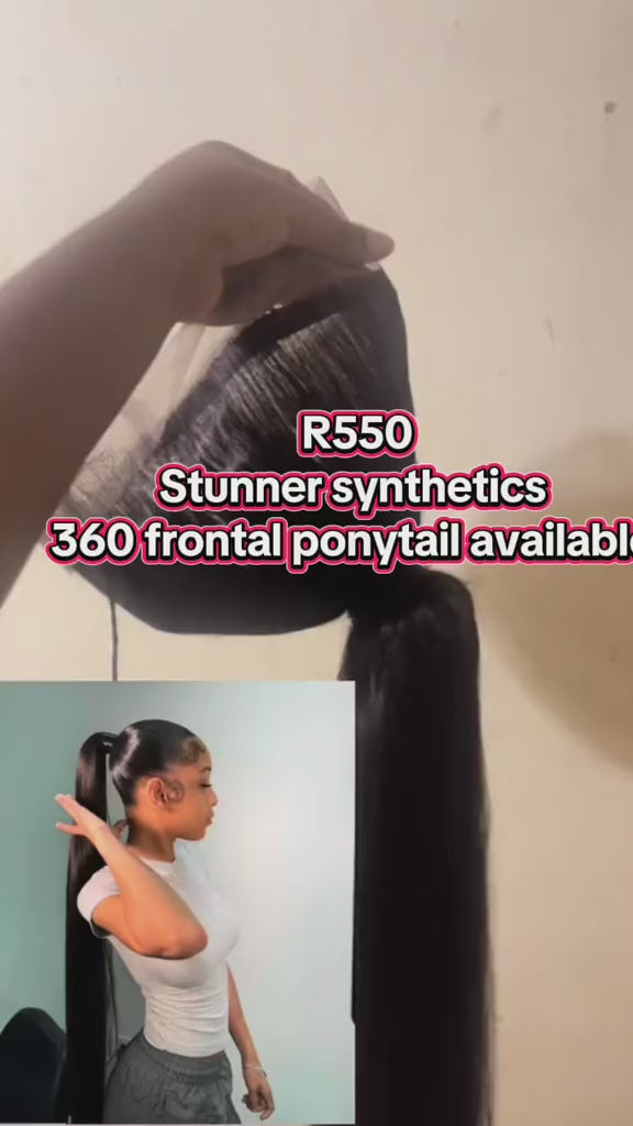 360 Frontal Ponytail HUMAN BLEND